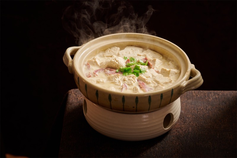 砂煲塔城风干鹅老豆腐