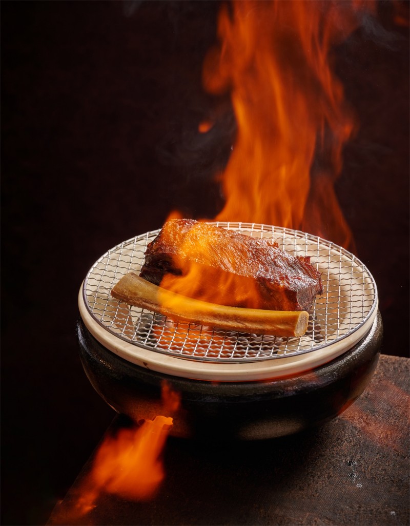 炭烤安格斯牛肋排