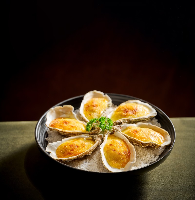牛油果芝士焗生蚝 